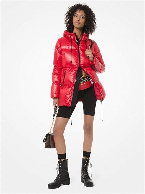 manteau michael kors rouge